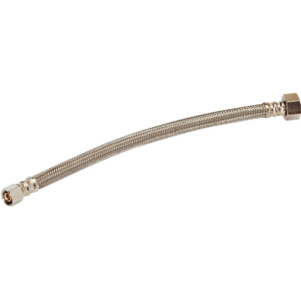 All-Source 3/8 In. C X 1/2 In. F X 12 In. L Stainless Steel Faucet Connector 496-001DIB - main